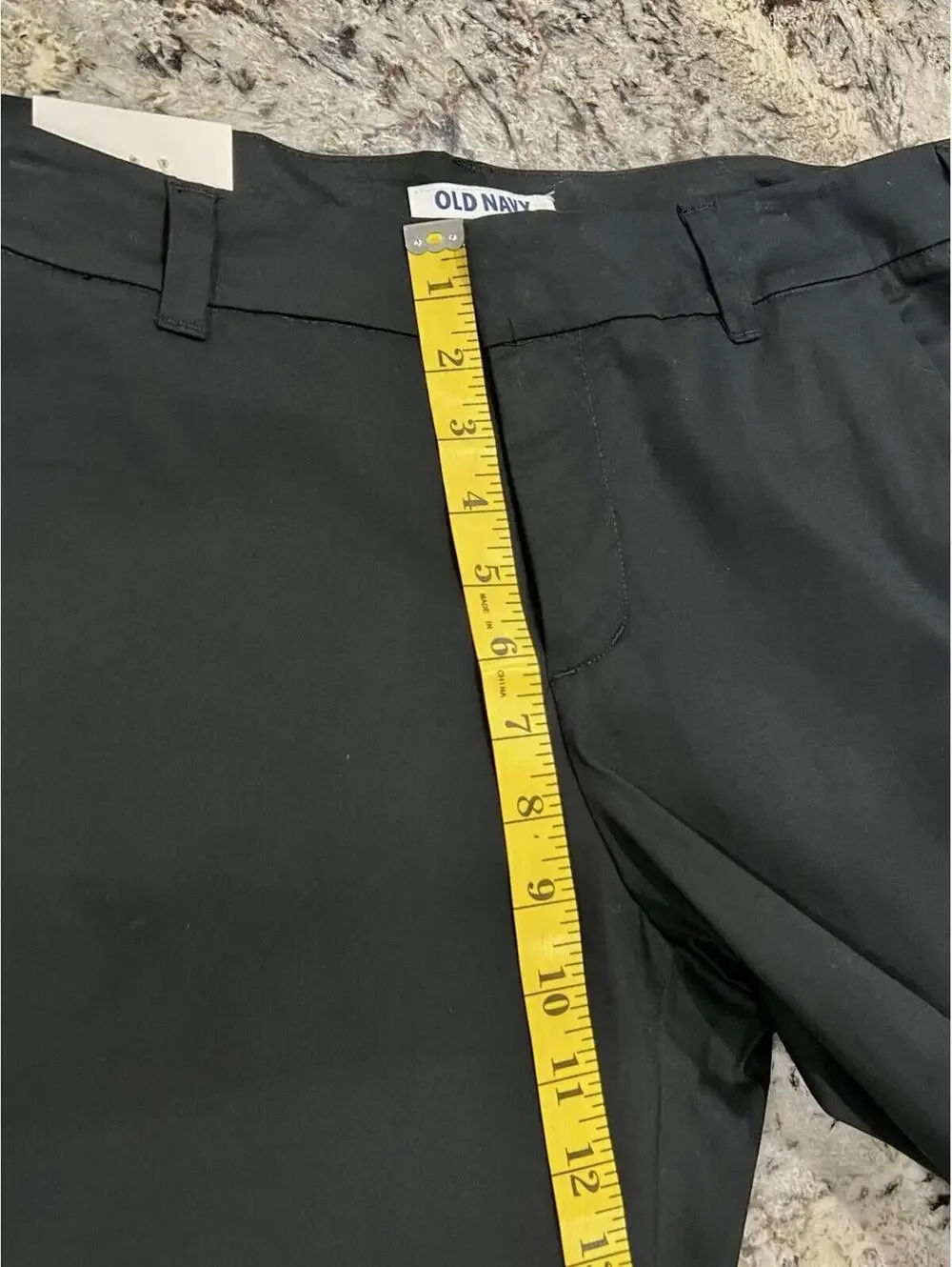 Women's NWT OLD NAVY Ultimate Trouser BLACK Stretch Sz 12 - Picture 6 of 9